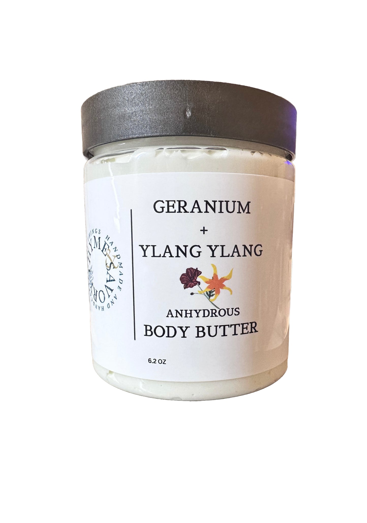 Geranium + Ylang Ylang Body Butter (Anhydrous)